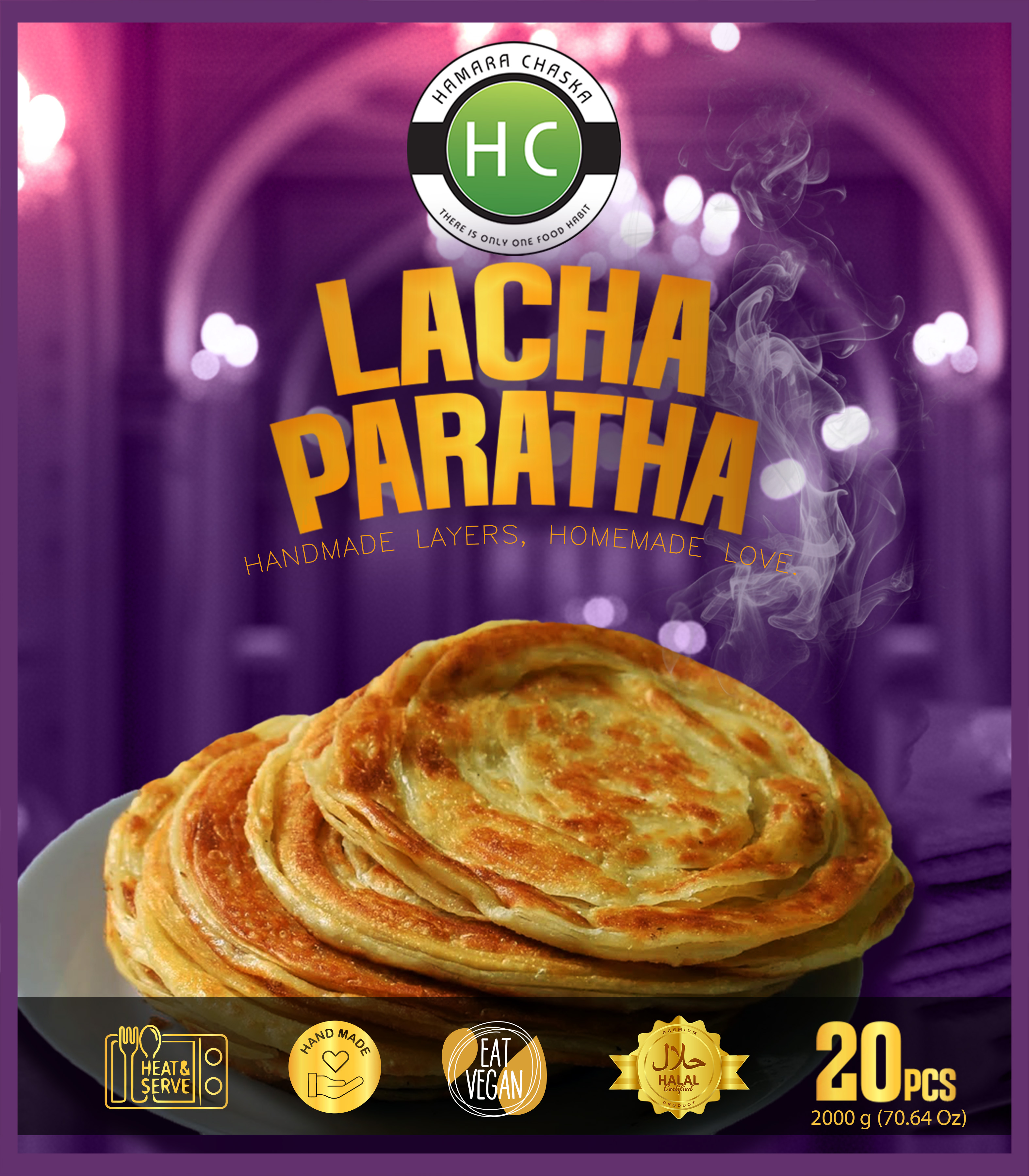 HC Lachha Paratha 100g